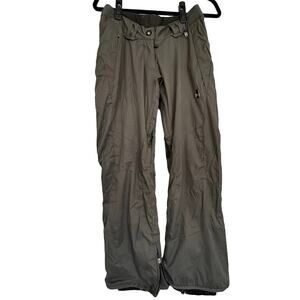 DC Exotex 5000 Series Womens Brown Polyester Snowboarding Pants Size XS